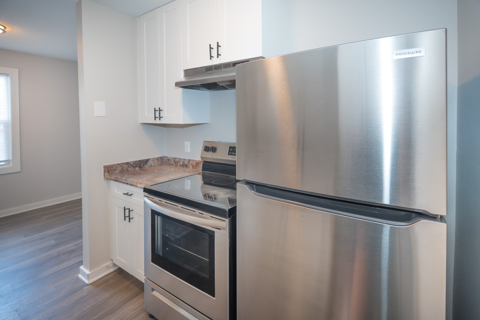 Kitchen detail — soft-close cabinetry